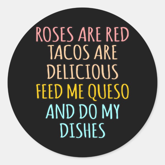 Rose Roter Valentine Romantischer Valentinstag Cou Runder Aufkleber (Vorderseite)