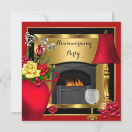 Rose Rotes Gold Dekoration Weinglas Einladung