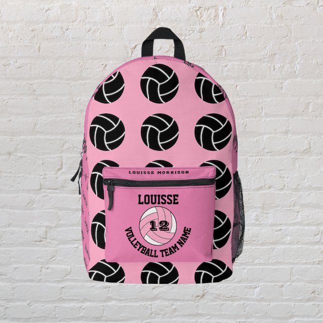 Rose Rucksäcke Girl Volleyball Pink Mannschaftsspo (Rose backpacks girly Volleyball Pink team sport)