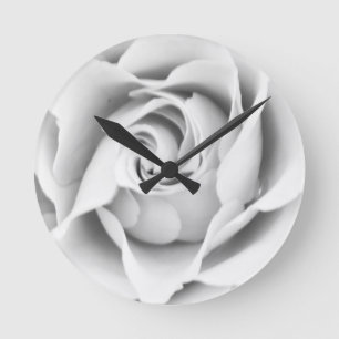 Rose Runde Wanduhr