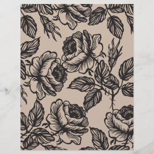 Rose Rustikale DIY-Umschläge Liner Flyer