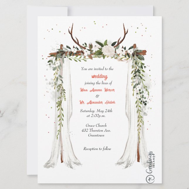 Rose Rustikale Holzleuchten Weiße Rosenflora (Vorderseite)