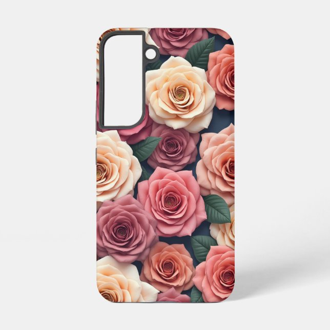 Rose Samsung Galaxy Hülle (Rückseite)