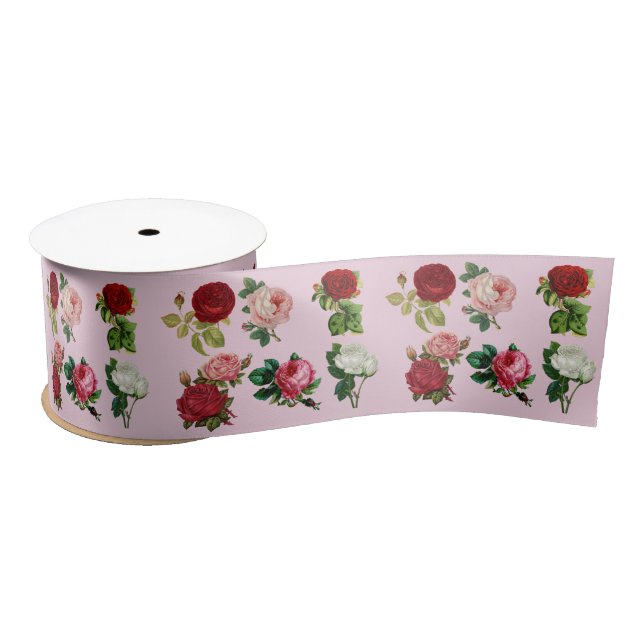 Rose Satinband (Spule)