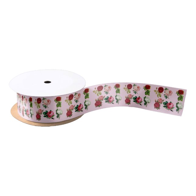 Rose Satinband (Spule)