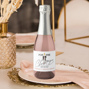 Rosé Schaumwein Brautparty Mini-Schaumwein