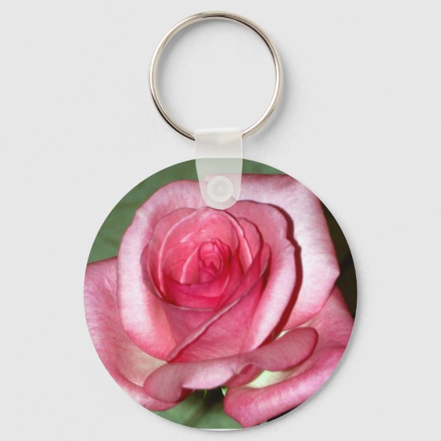 Rose Schlüsselanhänger (Vorderseite)