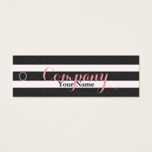 Rose Schwarz/Weiß Streifen - Preisschild