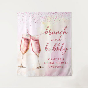 Rosé-Sekt-Brunch und prickelnde Brautparty Wandteppich