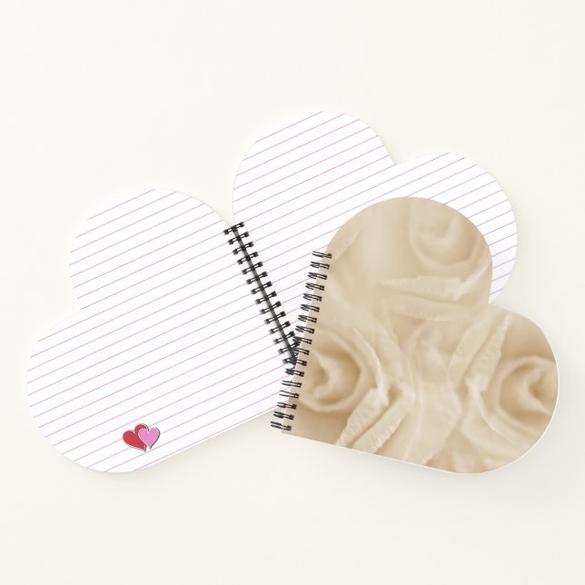 Rose Sepia Notizbuch (Innenseite)