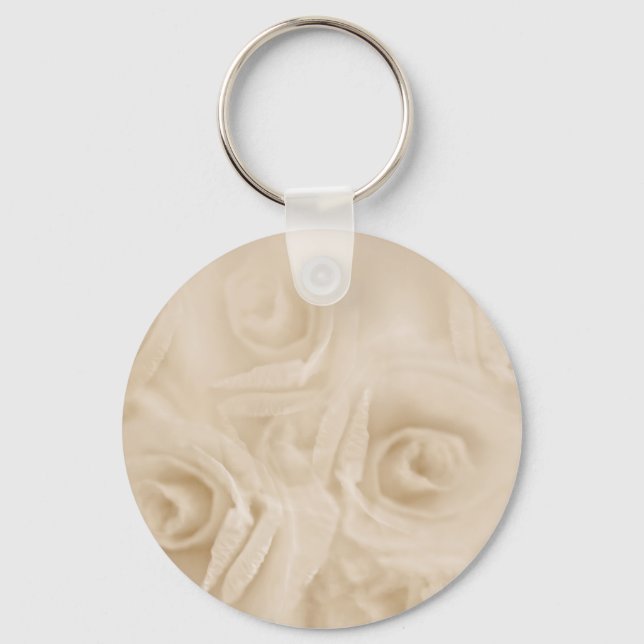 Rose Sepia Schlüsselanhänger (Vorderseite)