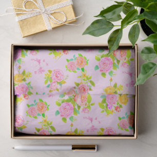 Rose Shabby Vintage Rosa Seidenpapier