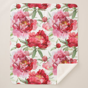 Rose Sherpa Blanket Sherpadecke