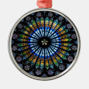 Rose Silbernes Ornament