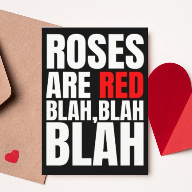 Rose sind gegen Valentinstag rot. Feiertagskarte (Buy or Download Now!)