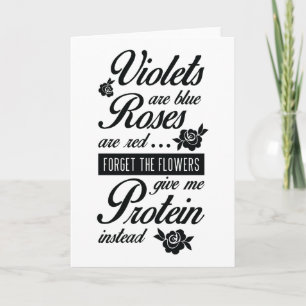 Rose sind Red Protein Valentine Day Card Feiertagskarte