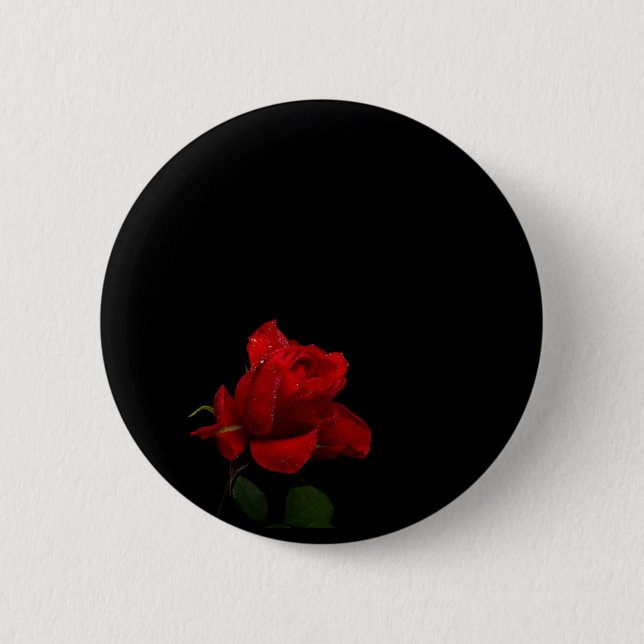 Rose sind rot button (Vorderseite)