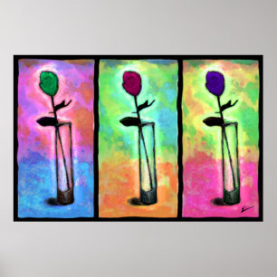 Rose sind rot poster