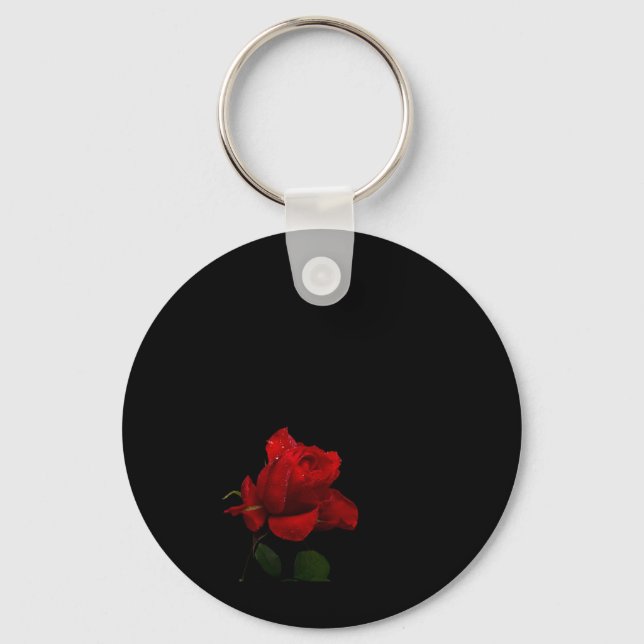Rose sind rot schlüsselanhänger (Vorderseite)