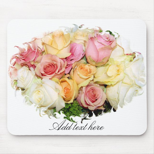 Rose sind Sie_ Mousepad (Vorne)