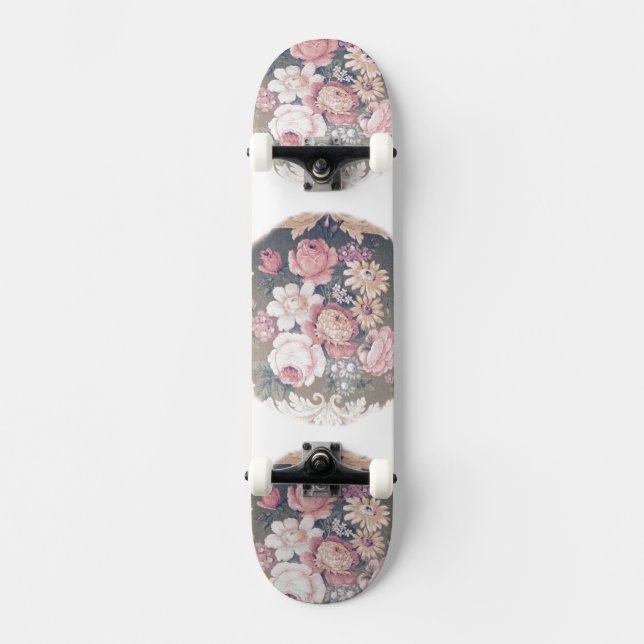Rose siradesign skateboard (Vorderseite)