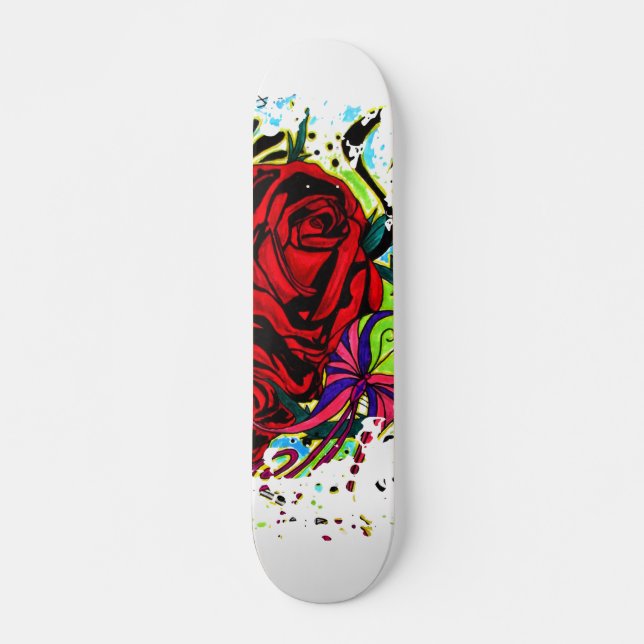 Rose Skateboard (Vorne)