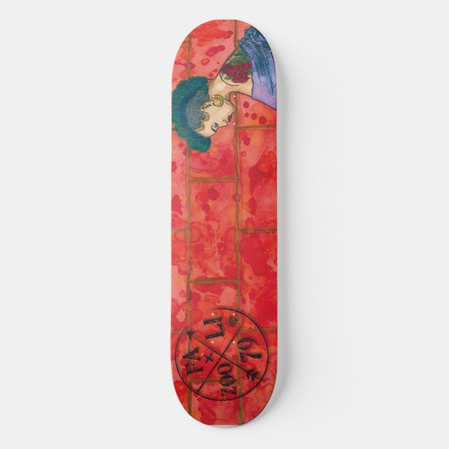 Rose Skateboard (Vorderseite)