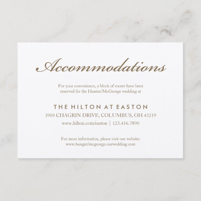 Rose Sketch Unterkunft Karte in Sepia (Vorderseite)