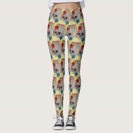 Rose Skull Leggings von HAS Juwelen