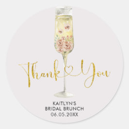 Rose Soiree Dankeschön Sticker