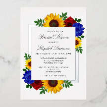 Rose Sonnenblumen Herbst Brautparty