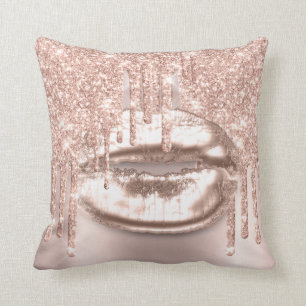 Rose Spark Mermaid Unicorn Kiss Bride 16. Kissen