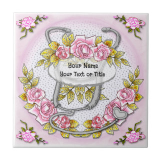 Rose Stethoscope Fliese