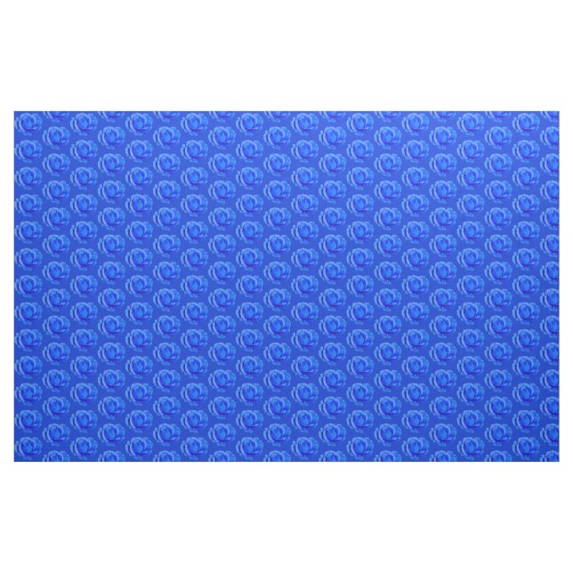 Rose Stoff Blue Rose Stoff Baumwolle oder Poly (Fat Quarter (45,7 x 55,9 cm))