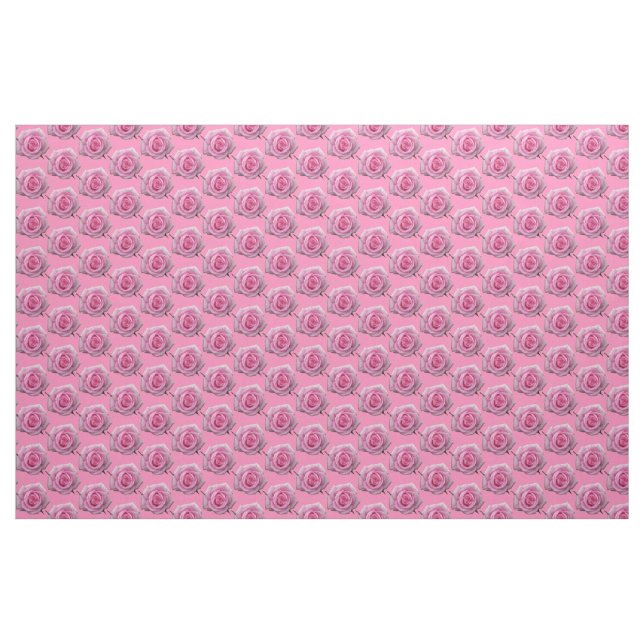 Rose Stoffe rosa Rosengewebe Baumwolle oder Polste (Fat Quarter (45,7 x 55,9 cm))