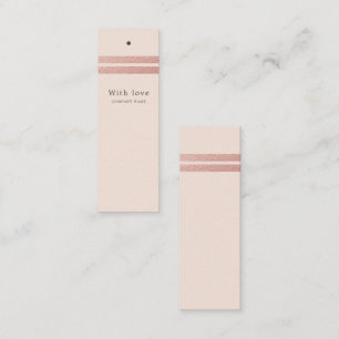 Rose Streifen   Rosa Gift Tags