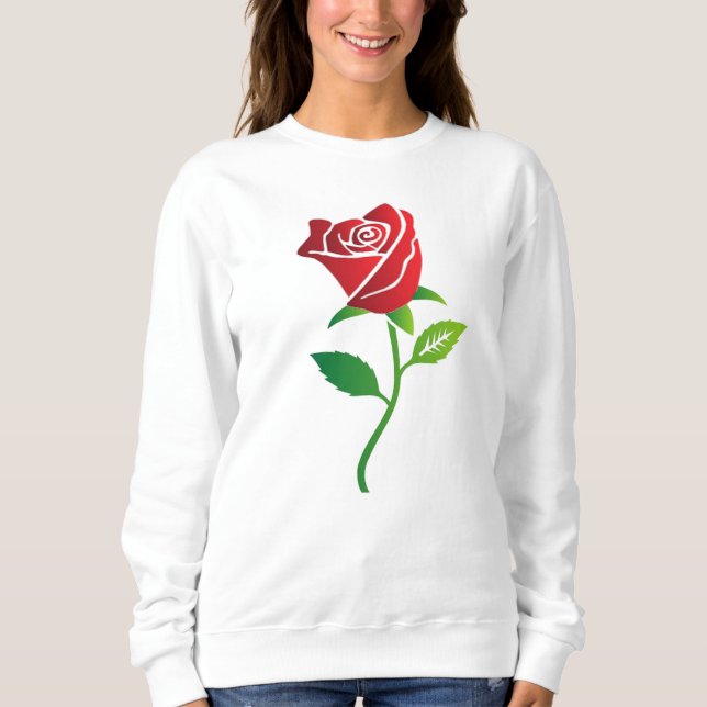 Rose Sweatshirt (Vorderseite)