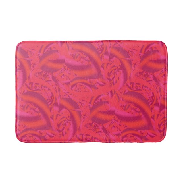 Rose Swirl Bath Mat Badematte (Vorderseite)