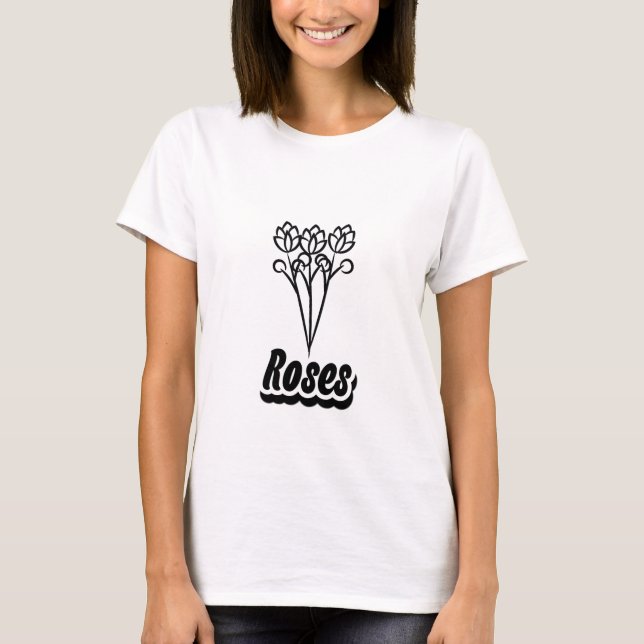 Rose T - Shirt (Vorderseite)