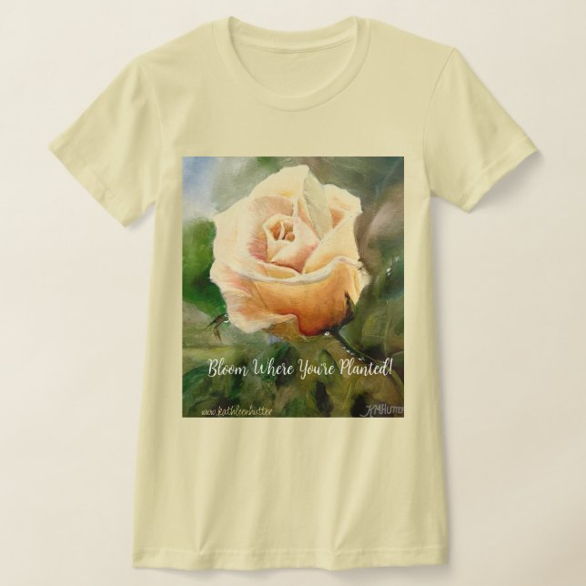 Rose T Shirt Original Artwork von Kathleen Hutter (Ablage )