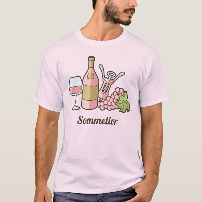 Rose T - Shirt Wein (Vorderseite)