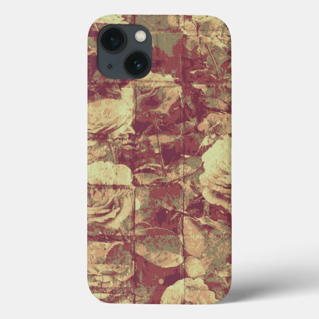 Rose Tartern-Tarnung Case-Mate iPhone Hülle (Rückseite)