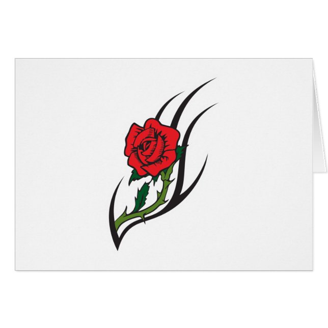 Rose Tattoo Design (Vorderseite (Horizontal))