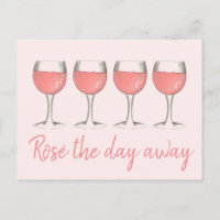 Rosé The Day Away Rosa Rose Glass Wein Lover