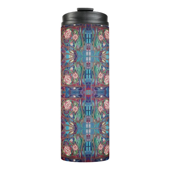 Rose Thermosbecher (Vorderseite)
