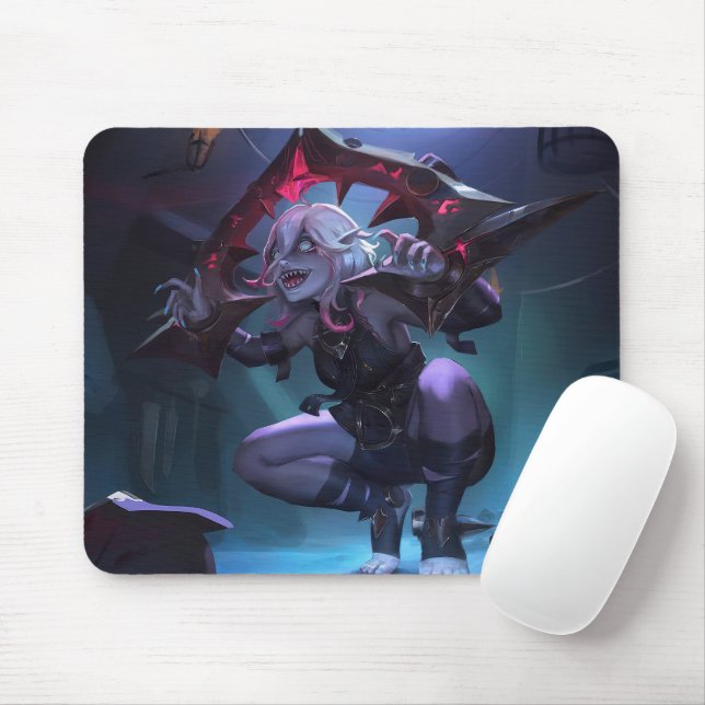 Rose Thorn Gaming Mousepad | Little Fury Monster (Mit Mouse)