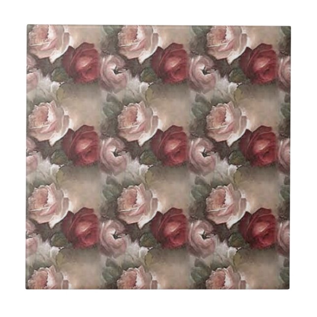 Rose Tile Fliese (Vorderseite)