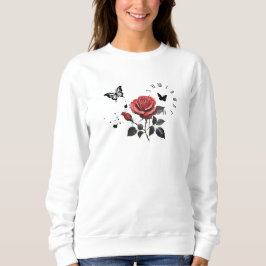 Rose, Tinte und Zeit Sweatshirt