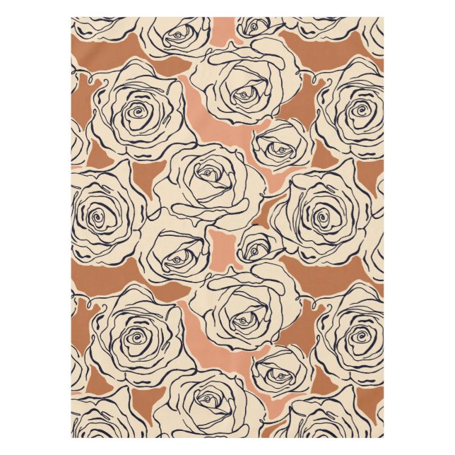 Rose Tischdecke (Vorderseite)