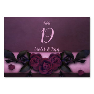 Rose Tischnummer